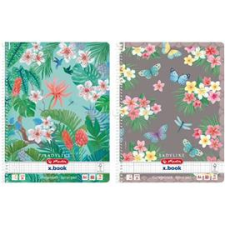 Herlitz Ladylike A4 80lapos perforált kockás spirálfüzet (HERLITZ_50044238) füzet