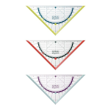 Herlitz my.pen 16cm-es színes háromszögvonalzó vonalzó