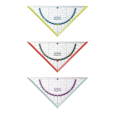 Herlitz my.pen 16cm-es színes háromszögvonalzó 11367950 vonalzó