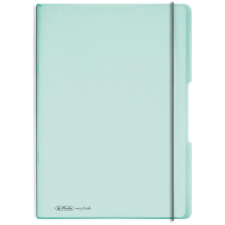 Herlitz Notizheft my.book flex A4 PP 2x 40Bl. kar/lin minze (11408655) füzet