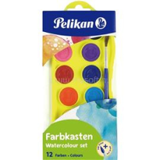 Herlitz Pelikán Junior 12db-os vízfesték készlet (HERLITZ_00701242) kréta, festék és papír