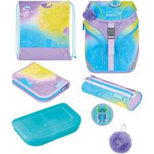 Herlitz SoftLight GREENline Little Monste Iskola táska szett - Kék / Sárgaa mintás (50048861) iskolatáska