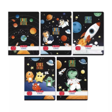 Herlitz Space Adventures: A5 vonalas füzet, 2. osztályos, 16-32 - többféle füzet