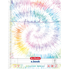 Herlitz Spiralblock A4 80 Bl. Lin.27 New Batik Freedom (50044122) füzet