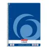 Herlitz Spirálfüzet HERLITZ A/4 80 lapos perforált lyukasztott vonalas
