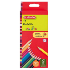 Herlitz trio lakkozott 12db-os vegyes színû színes ceruza színes ceruza