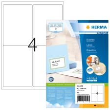 HERMA 99,1x139 mm Címke tintasugaras és lézer nyomtatóhoz (400 címke / csomag) etikett