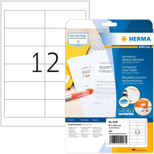 HERMA Abdecketik. A4 weiß 97x42,3   mm Papier opak  300 St. (4228) etikett