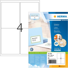 HERMA Adressetiketten A4 weiß 99,1x139    mm Papier 400 St. (4250) etikett