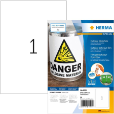 HERMA Etik. A4 Outdoor Klebefolie weiß 210x297   mm  50 St. (9501) etikett
