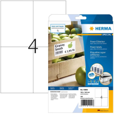 HERMA Etiketten A4 weiß 105x148   mm extrem haftend  100 St. (10909) etikett