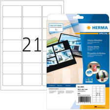 HERMA Etiketten A4 weiß 63,5x38,1   mm Papier glänz. 525 St. (4904) etikett