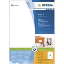HERMA Etiketten Premium A4 weiß 105x57  mm Papier 1000 St. (4425) etikett