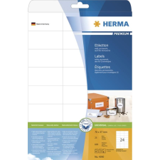 HERMA Etiketten Premium A4 weiß 70x37   mm Papier  600 St. (4390) etikett