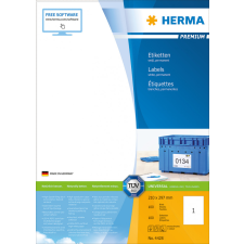 Herma GmbH Herma etikett fehér, A4, 210x297mm (1) etikett