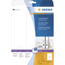 HERMA Inkjet Ordneretik. A4 weiß 61x297 mm Papier  75 St. (4831) etikett