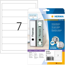 HERMA Ordneretiketten A4 weiß 192x38 mm Papier opak  70 St. (8620) etikett