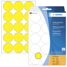 HERMA Vielzwecketiketten gelb 32 mm rund Papier 480 St. (2271) etikett