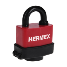 HERMEX CMR-50 Műanyag bevonatú laminált lakat, 50 mm, 3 kulcs (43368) lakat