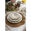  Hermia étkészlet (24 darabos) zöld sötét rózsaszín fehér Windsor Garden