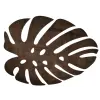  Hermia fa tányéralátét szett (4 darabos) Wenge Monstera - Wenge