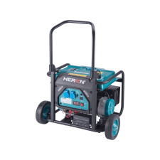 Heron Benzinmotoros áramfejlesztő, 1 fázisú, max. teljesítmény 3 kva, elektromos indítás aggregátor