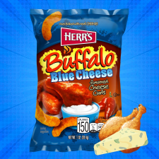 Herrs USA Buffalo Blue Cheese kék sajtos csípős chips 170g előétel és snack