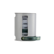  Hetente szedendő gyógyszeres doboz szervező időzített rekeszekkel és könnyű hozzáféréssel gyógyászati segédeszköz