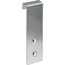 Hettich ajtóra rögzítő elem ruhafogasokhoz rozsdamentes acél 133 mm x 40 mm x 20 bútor