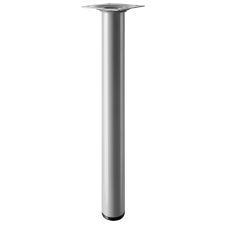 Hettich asztalláb, átmérő: 30 mm x 300 mm, alumínium hatású bútor
