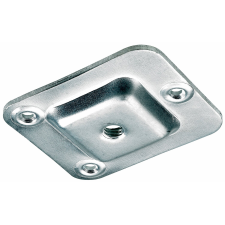 Hettich szerelőlap asztallábhoz 58 x 67 mm horganyzott bútor