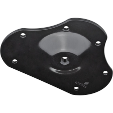  Hettich szerelőlap asztallábhoz fekete 60 mm bútor