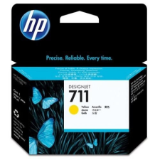 Hewlett Packard HP tintapatron CZ132A No.711 sárga nyomtatópatron & toner