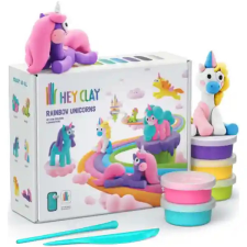 Hey Clay - &quot;Szivárvány unikornisok&quot; színes gyurma készlet gyurma
