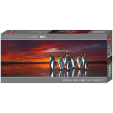 Heye 1000 db-os Panoráma puzzle - Király pingvinek, Edition Humboldt (29858) puzzle, kirakós