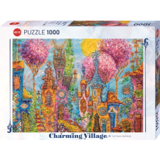 Heye 1000 db-os puzzle - Charming Village - Pink Trees, Tatyana Murovas (30012) puzzle, kirakós