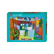 Heye 1000 db-os puzzle - Daily Life - In The Courtyard (30070) puzzle, kirakós