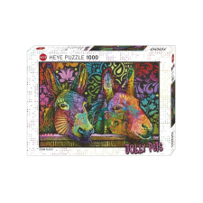 Heye 1000 db-os puzzle - Jolly Pets - Donkey Love, Russo (29937) puzzle, kirakós
