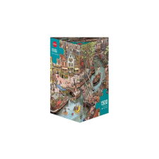 Heye 1500 db-os Triangular puzzle - Say Cheese!, Göber and Knorr (29793) puzzle, kirakós