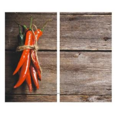  Hi 28013 Üveg vágódeszka szett 2 részes 30cm konyhai eszköz