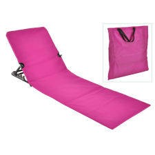 Hi rózsaszín összecsukható PVC strandmatrac kerti bútor