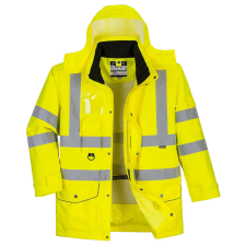 Hi-Vis 7:1 Traffic kabát PW_S427YER6XL Sárga - 6XL méret láthatósági ruházat