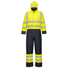  Hi-Vis Contrast bélelt overál PW_S485YNRL Sárga/Navy - L méret láthatósági ruházat