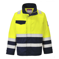  Hi-Vis Modaflame munkakabát PW_MV25YNRXL Sárga/Navy - XL méret láthatósági ruházat