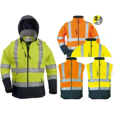 Hi-Viz Breathane Coverguard jól láthatósági munkaruha munkavédelmi kabát, 70630-33-as Modaflame Jólláthatósági láthatósági ruházat
