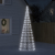  Hideg fehér karácsonyfa lámpa zászlórúdon 550 LED-del 300 cm