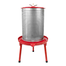 Hidraulikus Prés Rozsdamentes Acélból - 20 liter gyümölcsprés és centrifuga