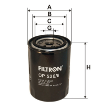 HIFLOFILTRO Filtron OP526/6 olajszűrő olajszűrő