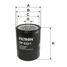 HIFLOFILTRO Filtron OP632/1 olajszűrő olajszűrő