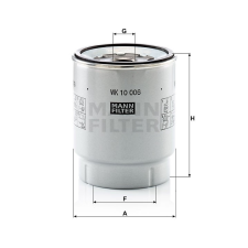 HIFLOFILTRO Mann-Filter WK10006Z Üzemanyagszűrő autóalkatrész